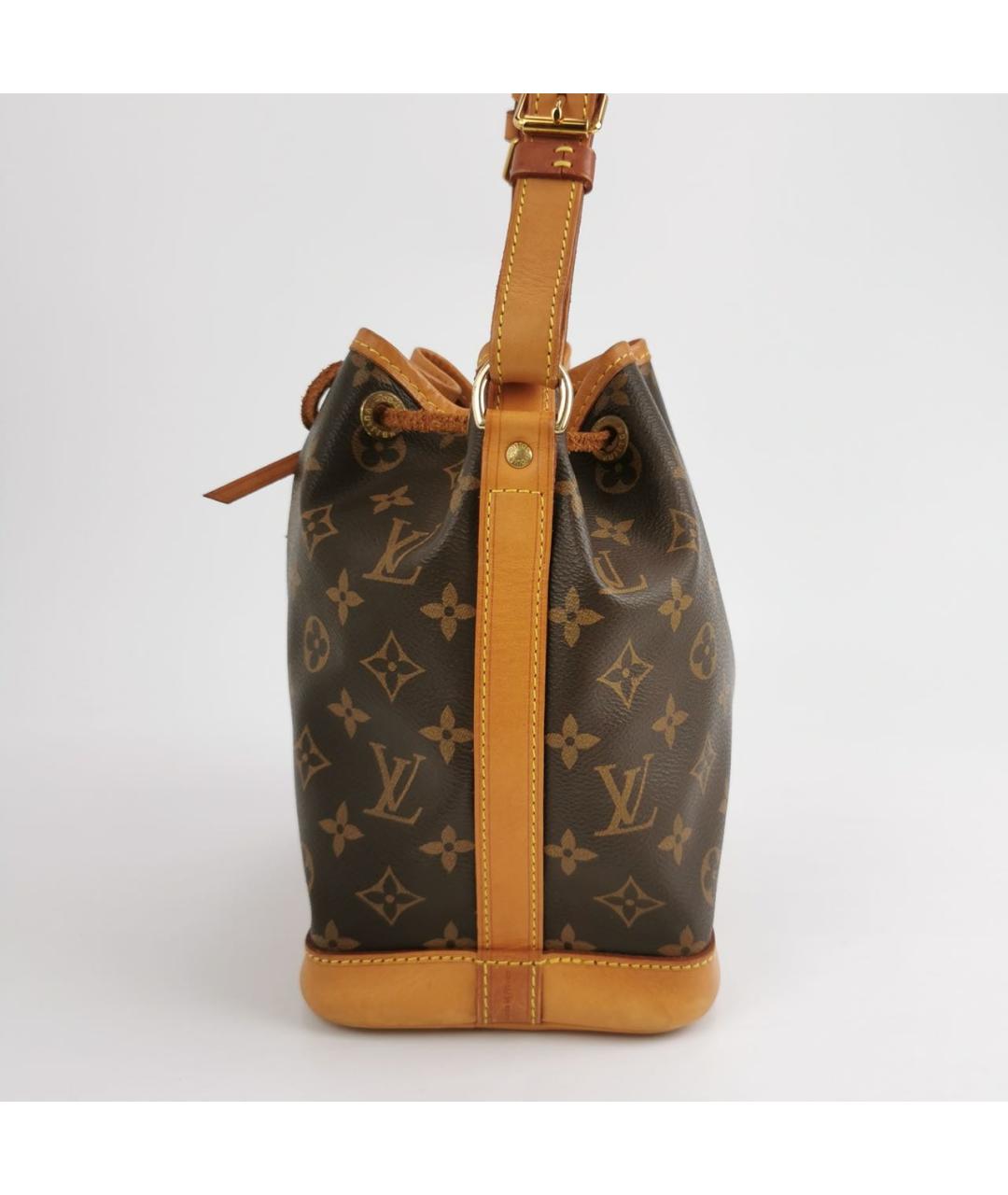 LOUIS VUITTON Коричневая кожаная сумка тоут, фото 2