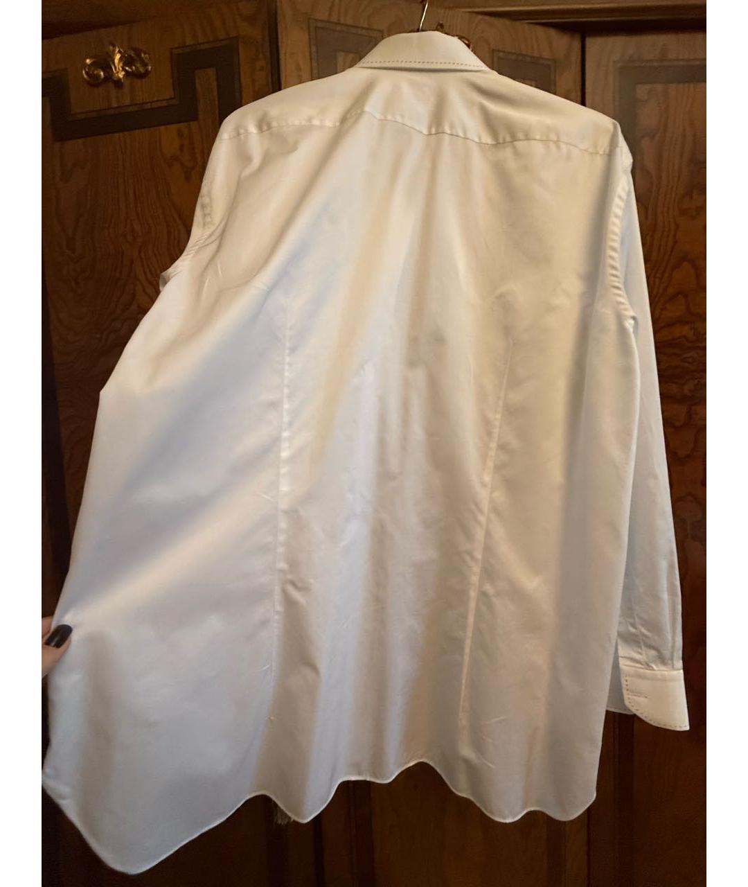 ZILLI Белая хлопковая рубашка, фото 2