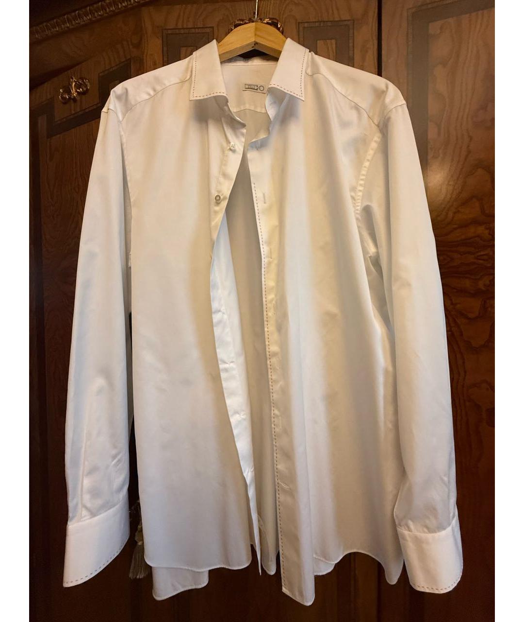 ZILLI Белая хлопковая рубашка, фото 7