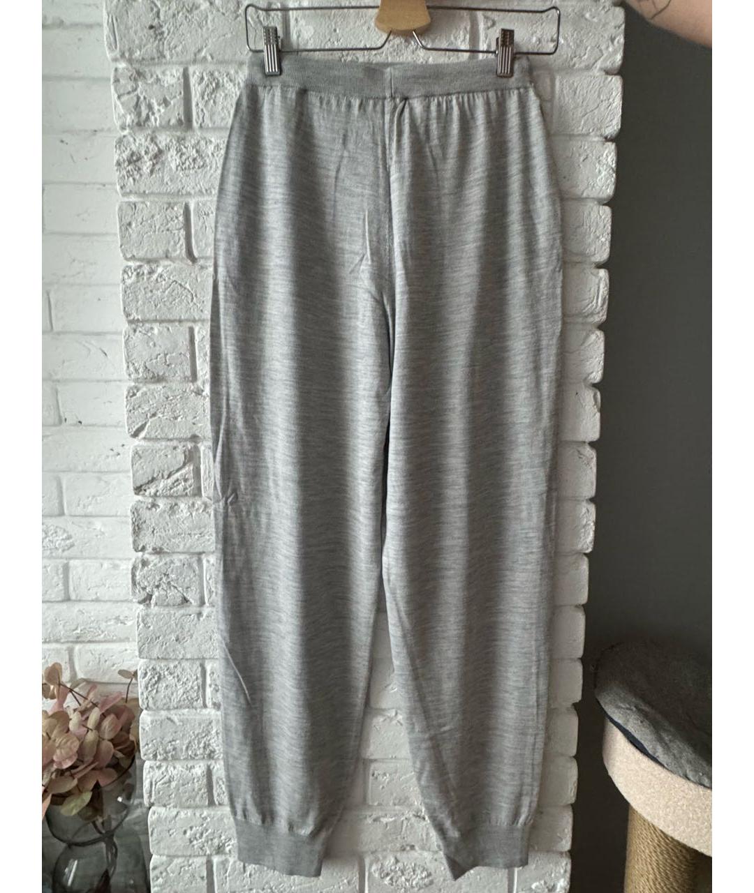 12 STOREEZ Серые шерстяные брюки узкие, фото 2