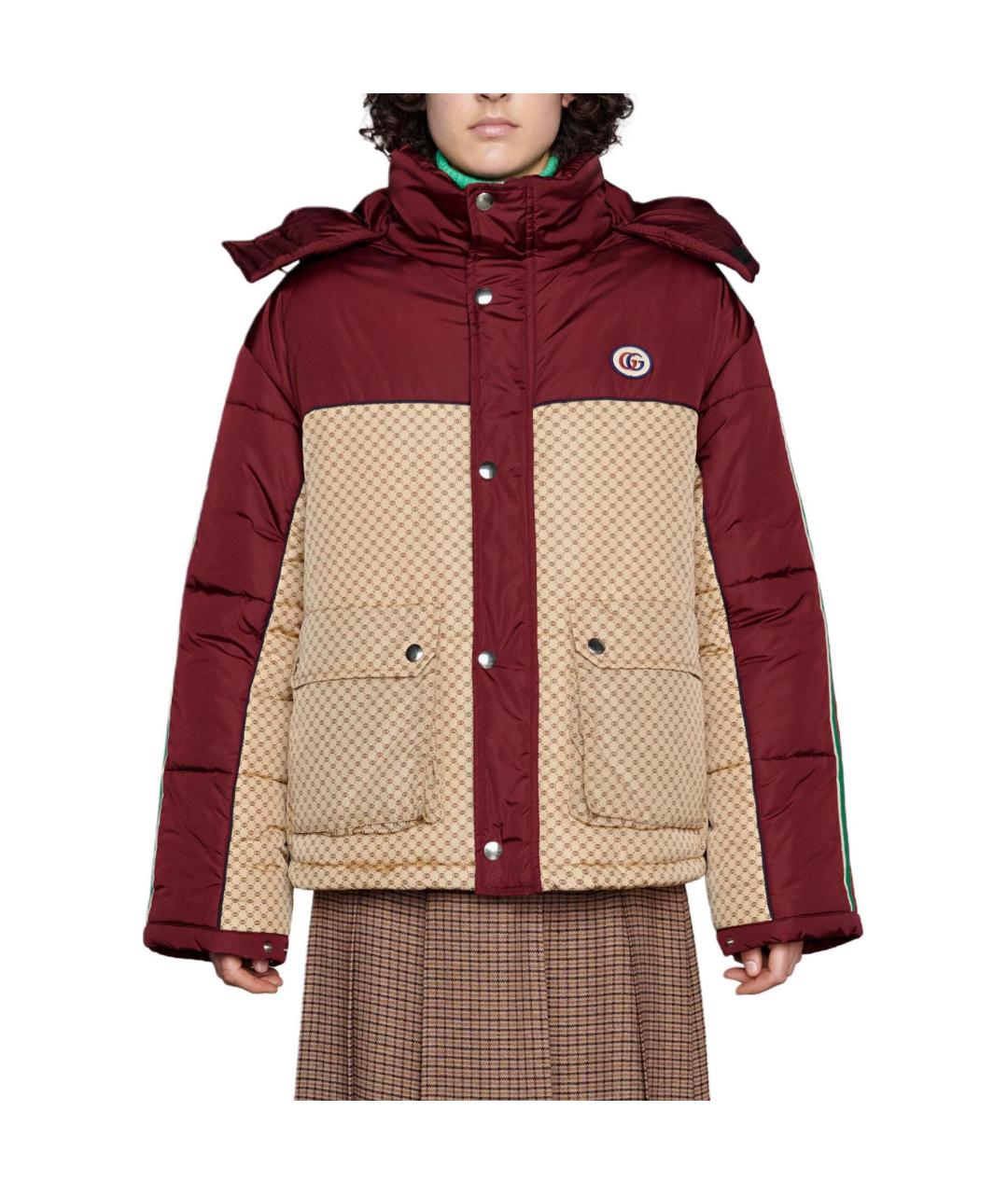 GUCCI Красный пуховик, фото 2