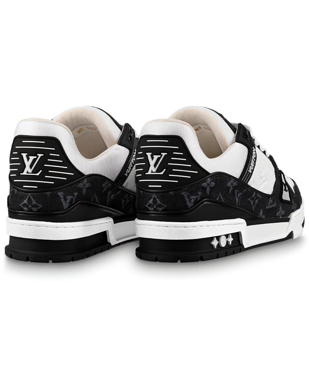 LOUIS VUITTON Белые кожаные кроссовки, фото 2