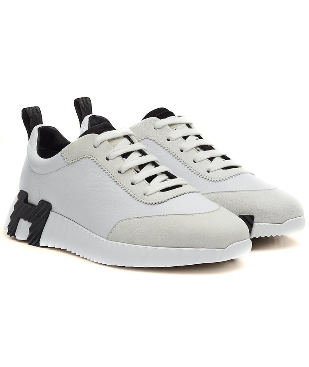 HERMES Белые кроссовки, фото 3