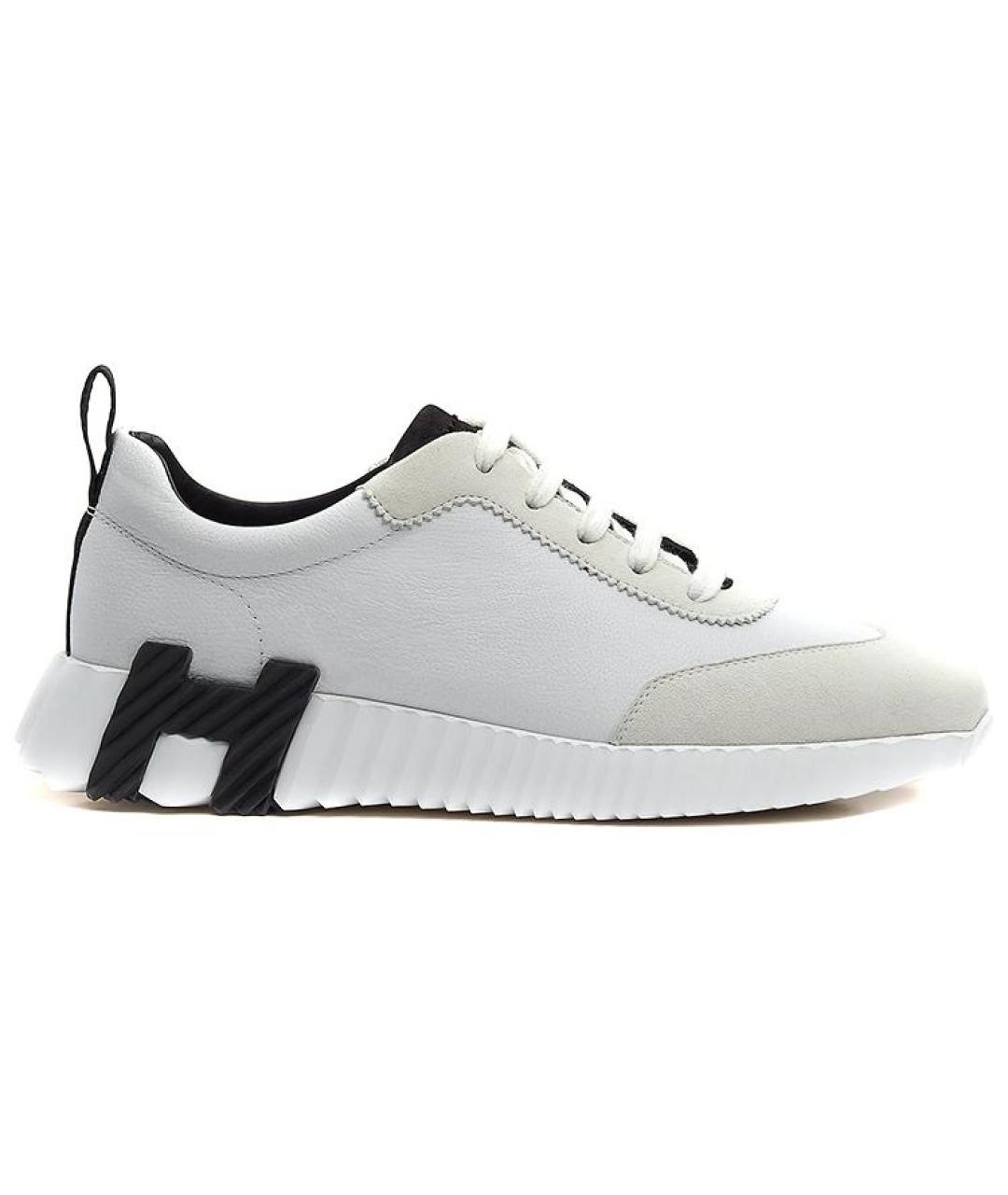 HERMES Белые кроссовки, фото 1