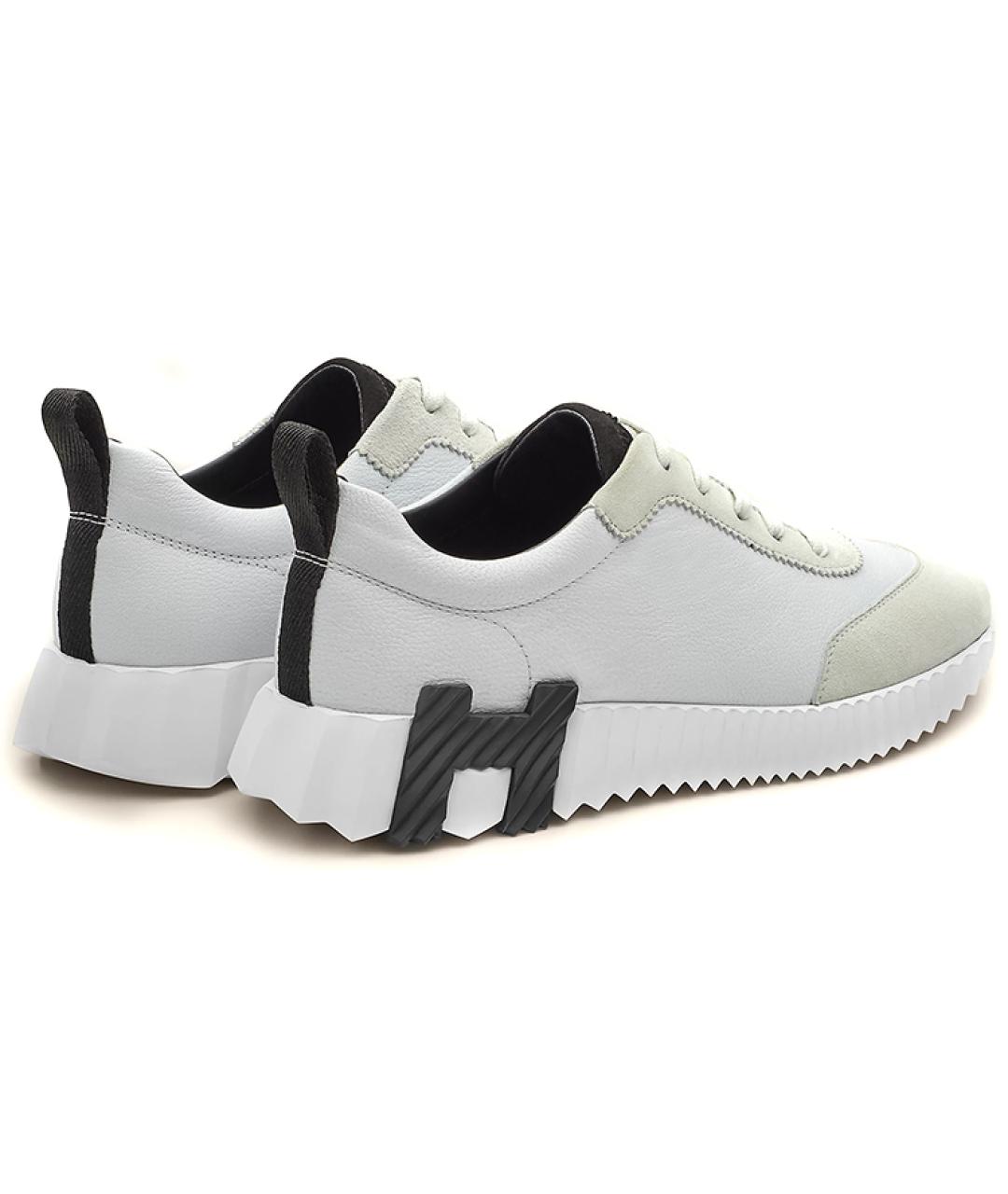 HERMES Белые кроссовки, фото 4