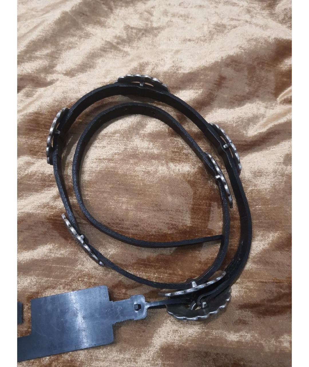 RALPH LAUREN Черный кожаный ремень, фото 8