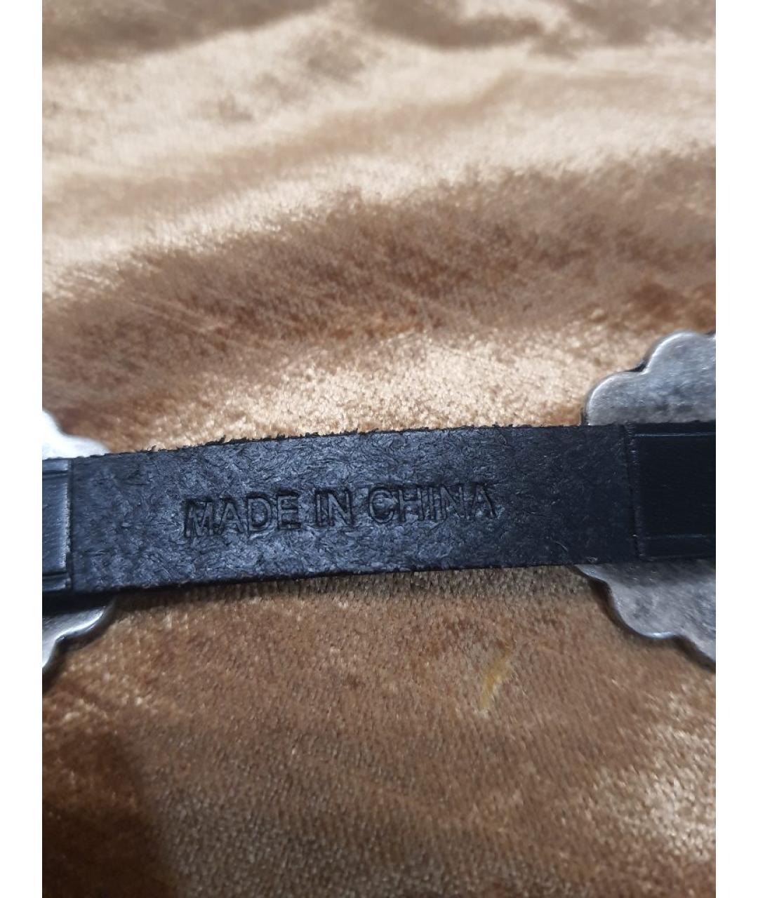 RALPH LAUREN Черный кожаный ремень, фото 7