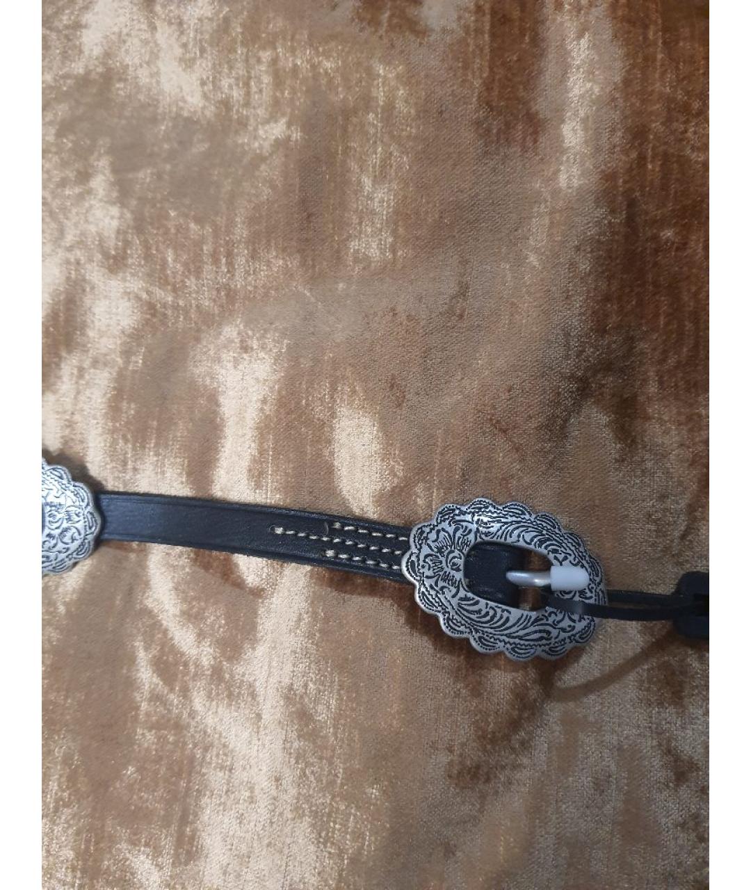 RALPH LAUREN Черный кожаный ремень, фото 2