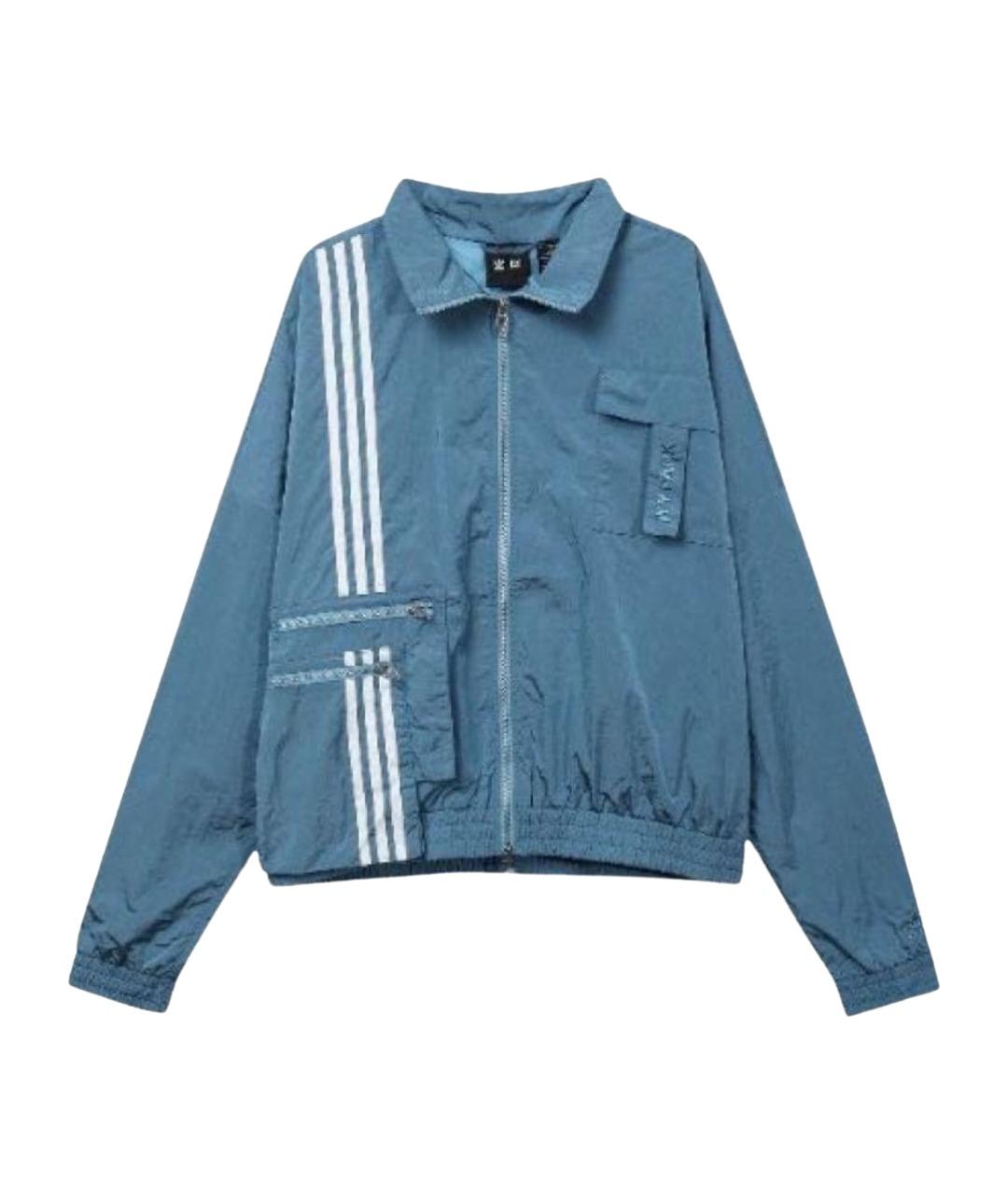 ADIDAS Голубой полиэстеровый спортивные костюмы, фото 11