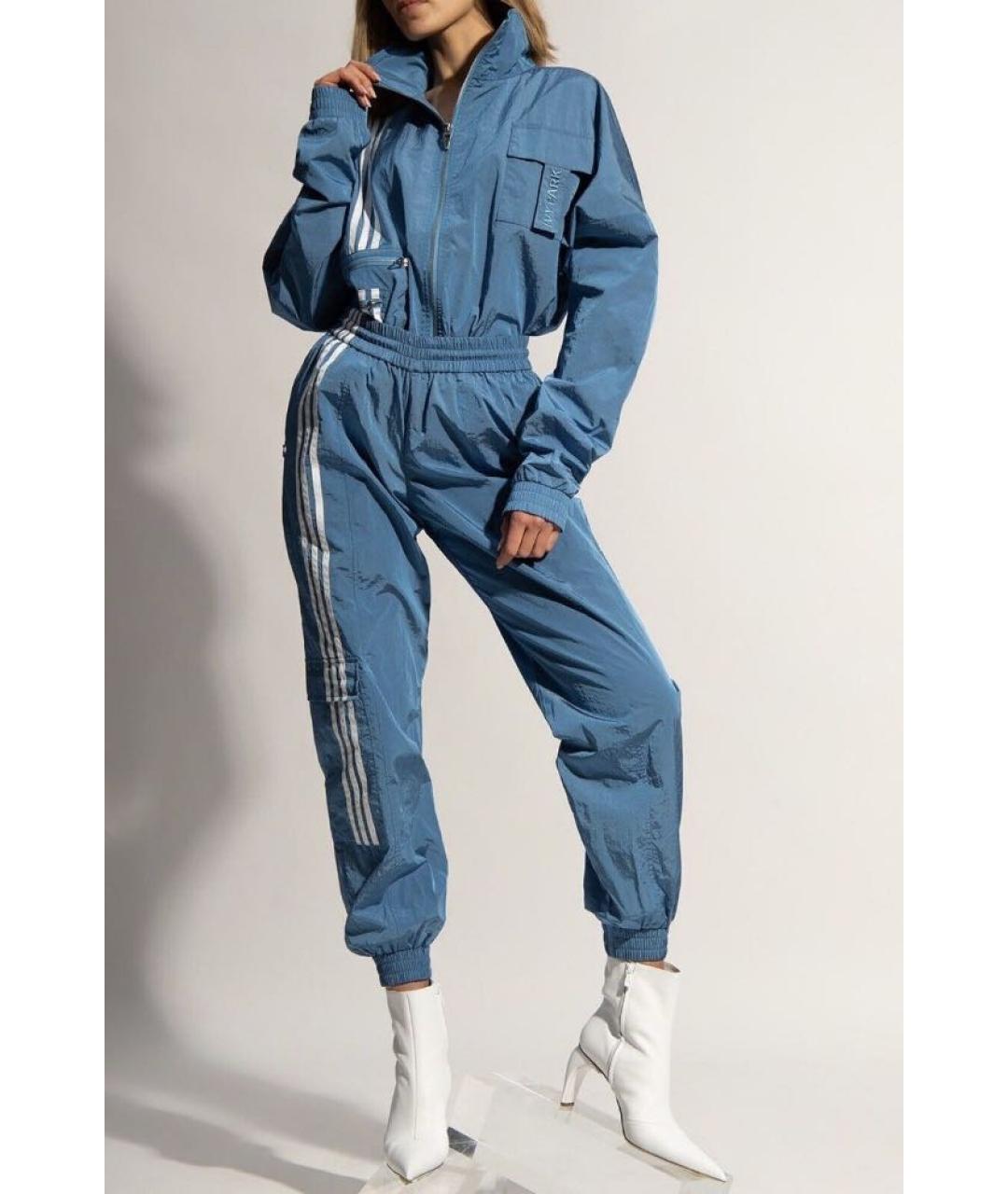 ADIDAS Голубой полиэстеровый спортивные костюмы, фото 6