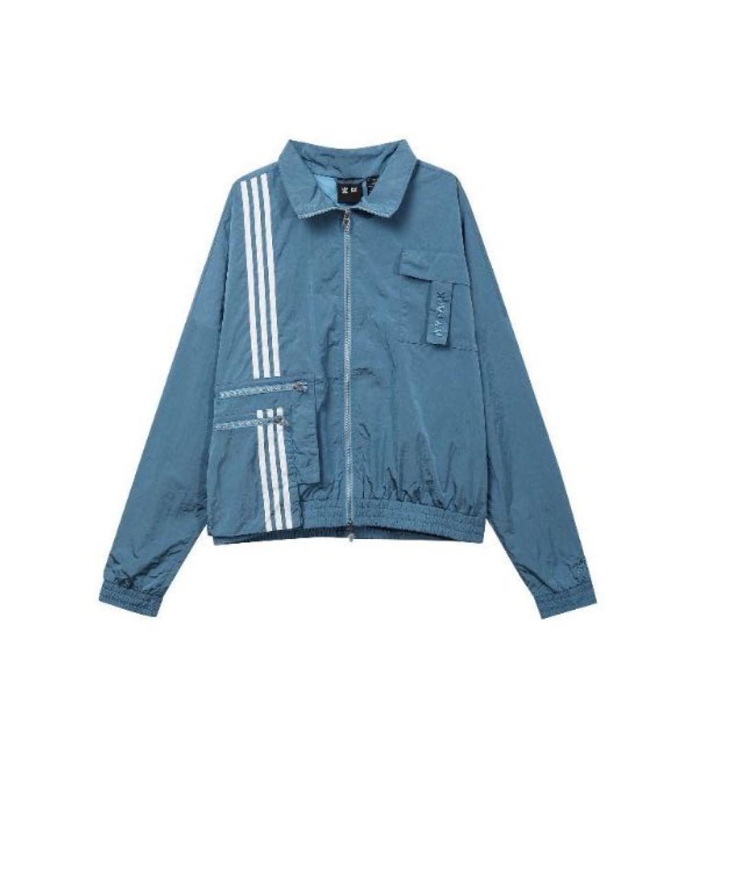 ADIDAS Голубой полиэстеровый спортивные костюмы, фото 9