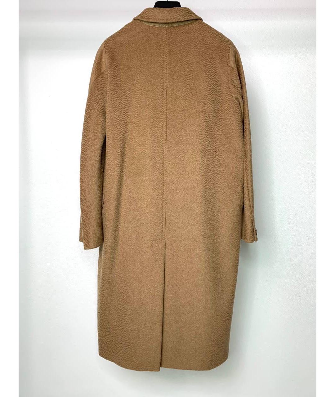 MAX MARA Бежевое шерстяное пальто, фото 2