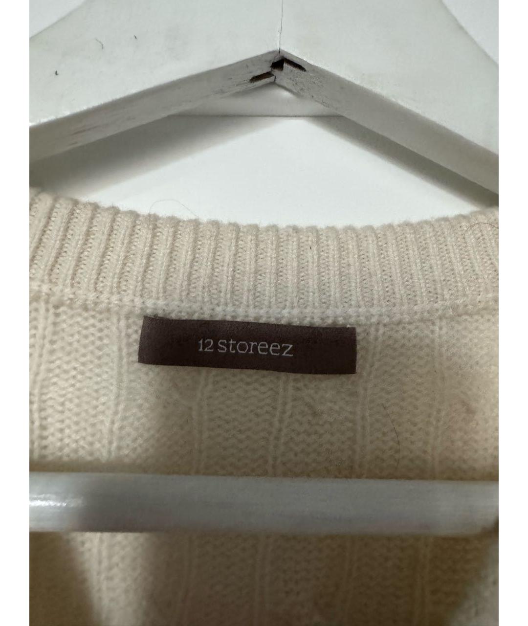 12 STOREEZ Бежевый кашемировый джемпер / свитер, фото 3