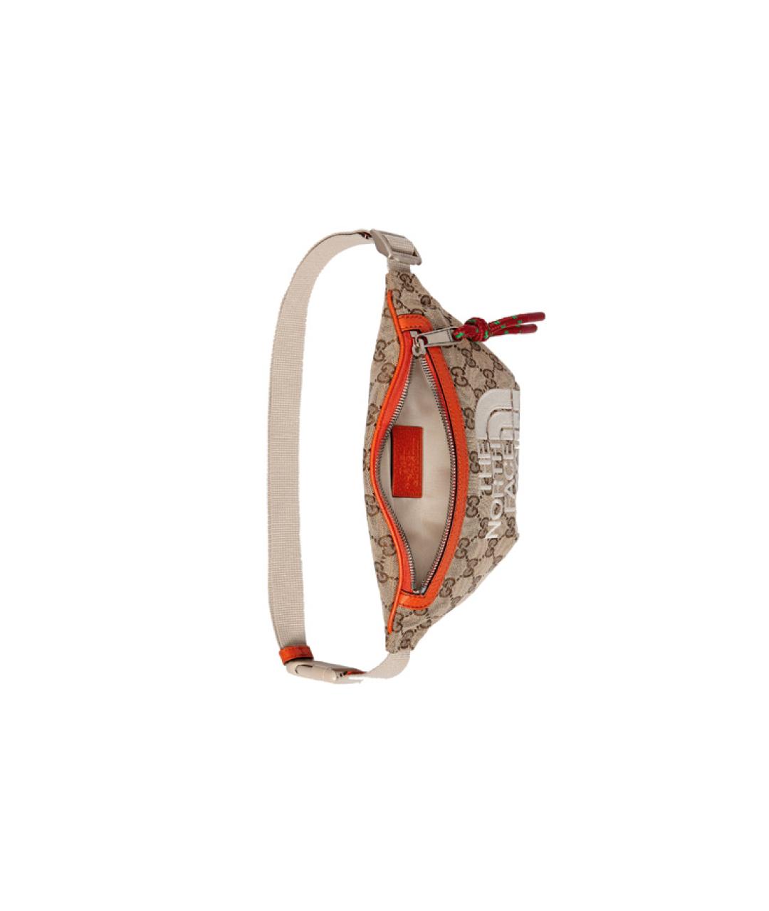 GUCCI Бежевая поясная сумка, фото 6