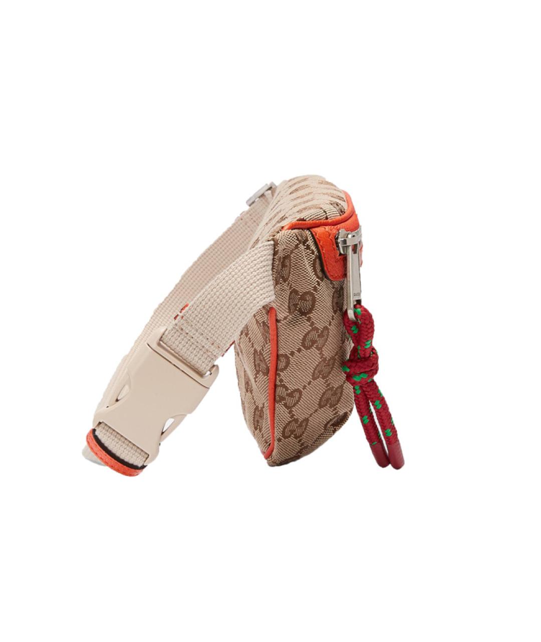 GUCCI Бежевая поясная сумка, фото 3