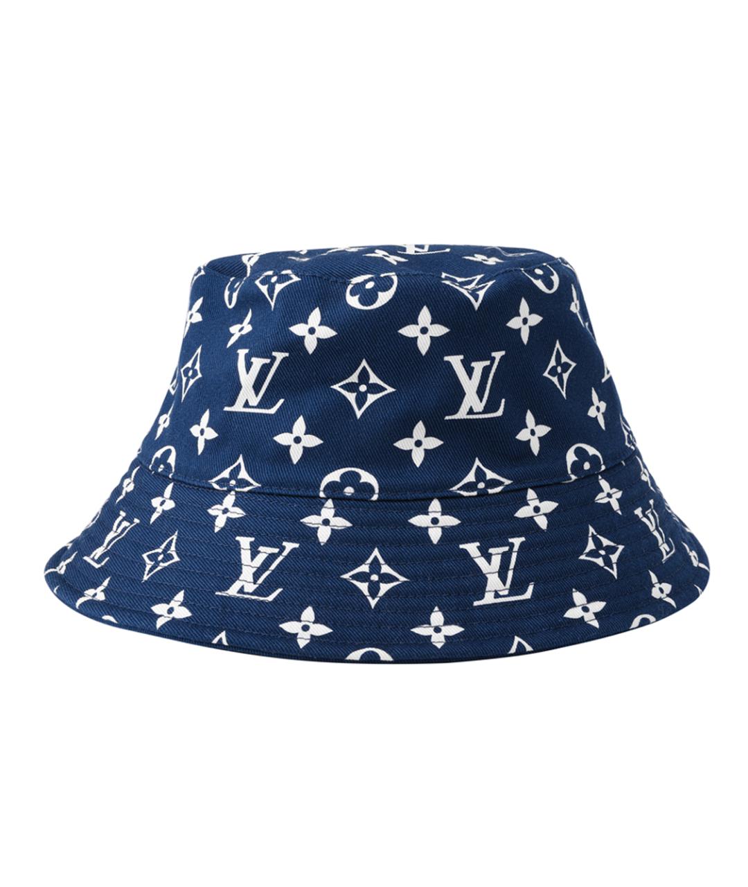 LOUIS VUITTON Синяя хлопковая панама, фото 2