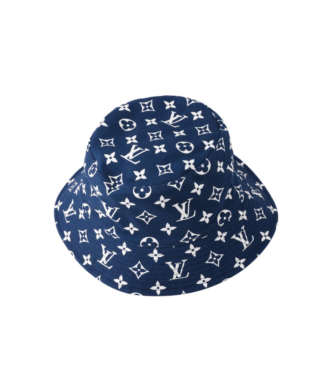 LOUIS VUITTON Синяя хлопковая панама, фото 3