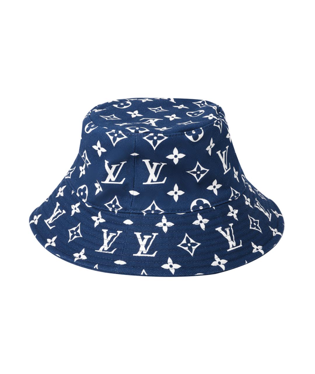 LOUIS VUITTON Синяя хлопковая панама, фото 1