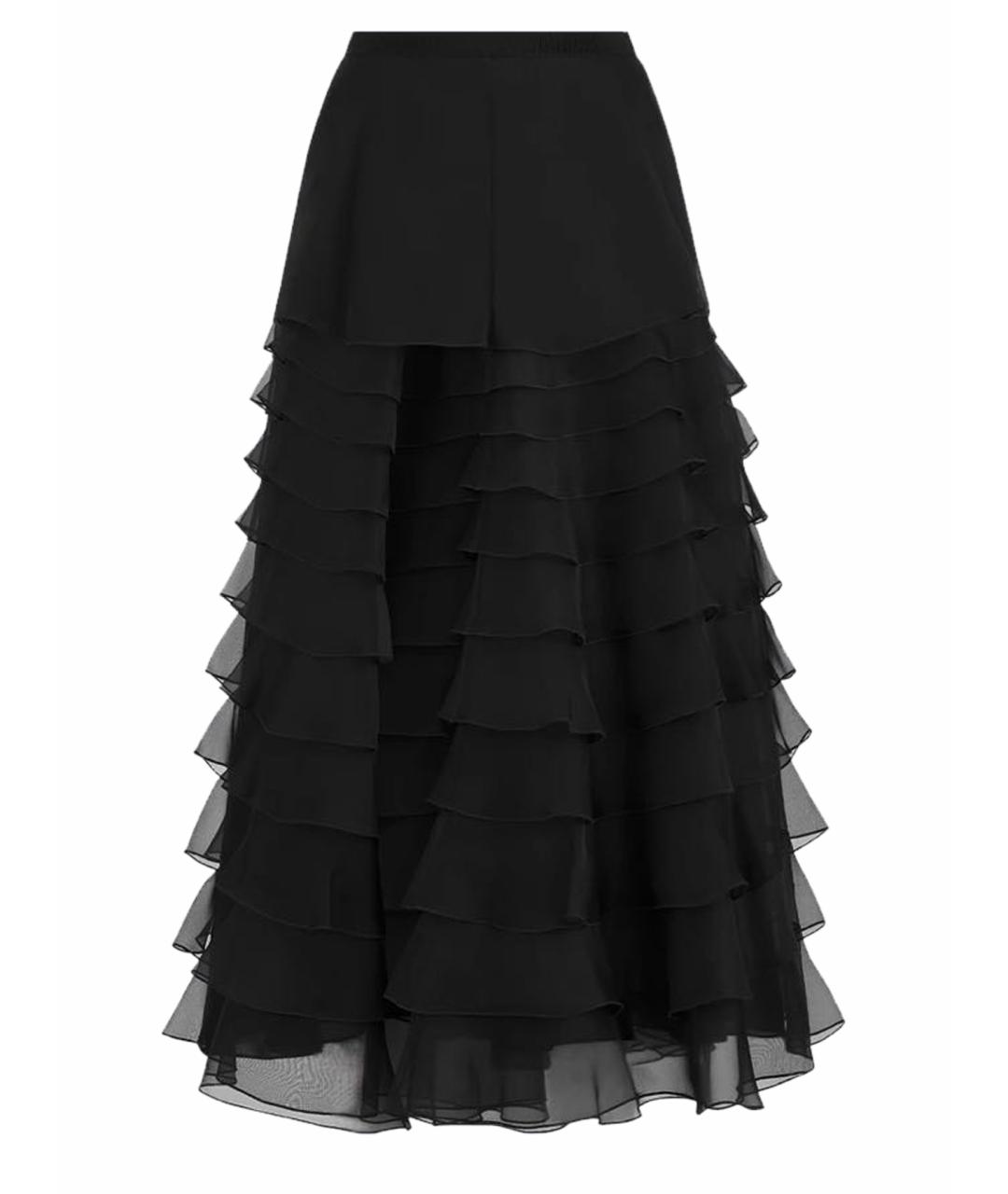 CHRISTIAN DIOR Черная юбка миди, фото 1