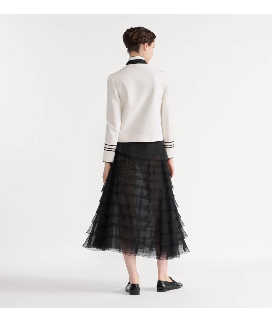 CHRISTIAN DIOR Черная юбка миди, фото 3