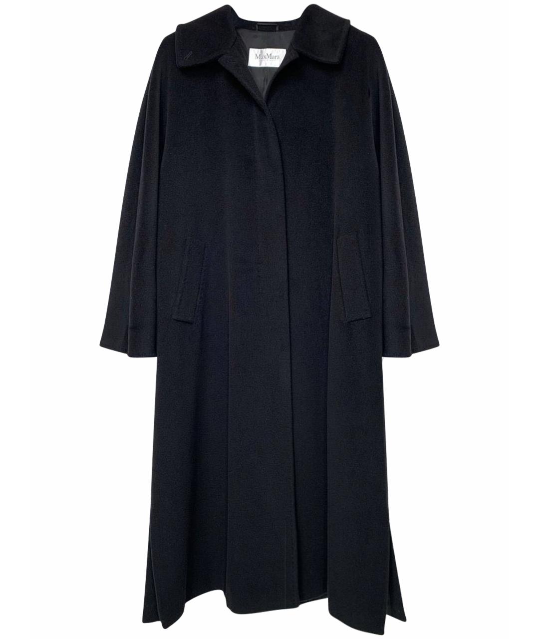 MAX MARA Черное кашемировое пальто, фото 1