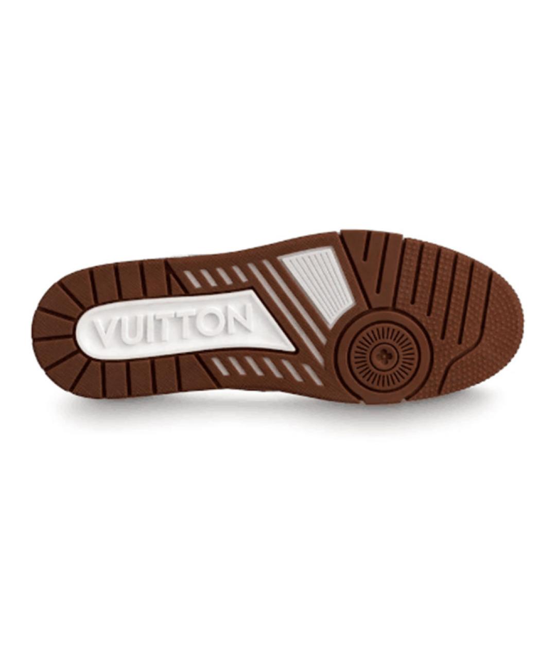 LOUIS VUITTON Коричневые кроссовки, фото 6