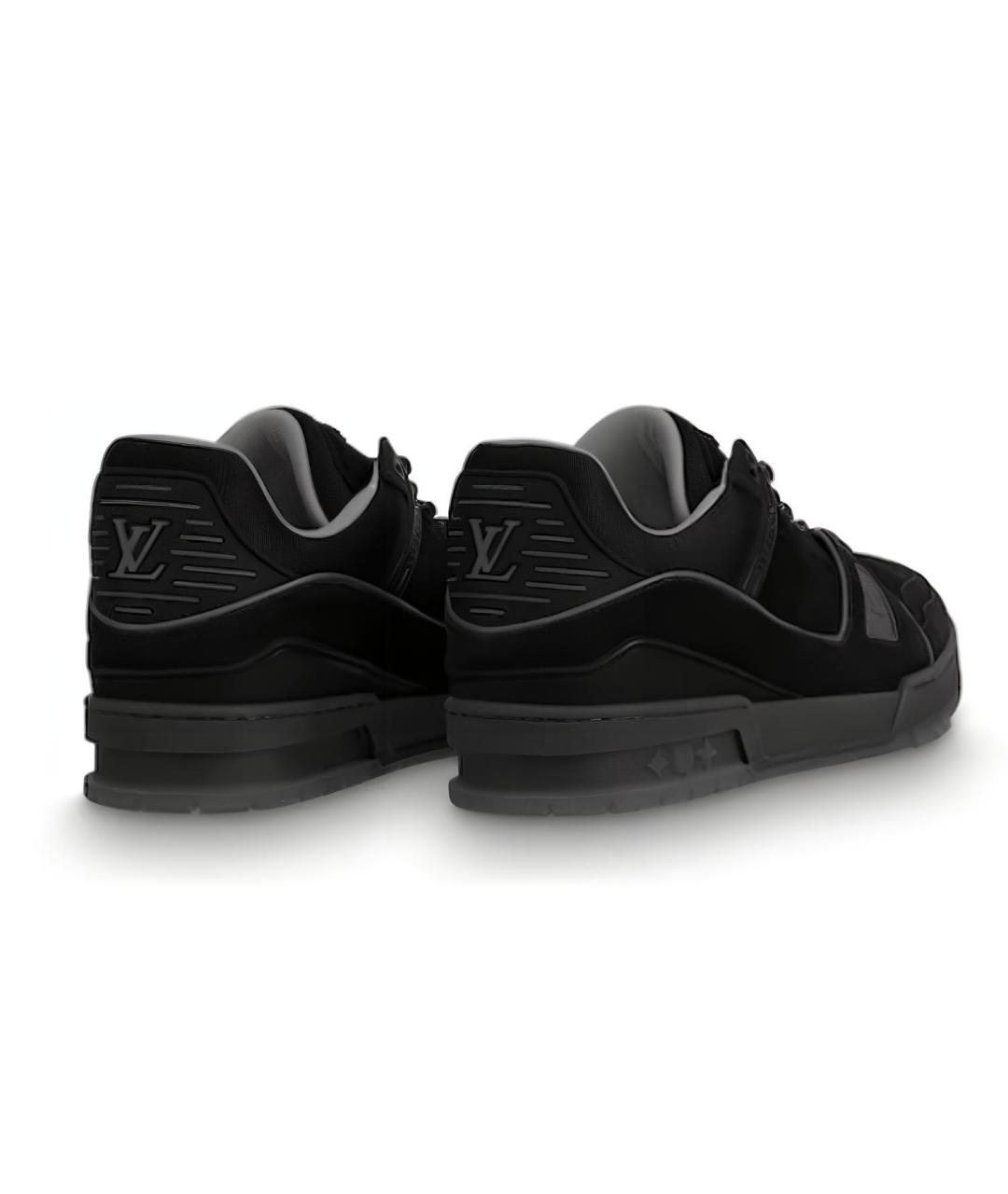 LOUIS VUITTON Черные низкие кроссовки / кеды, фото 5