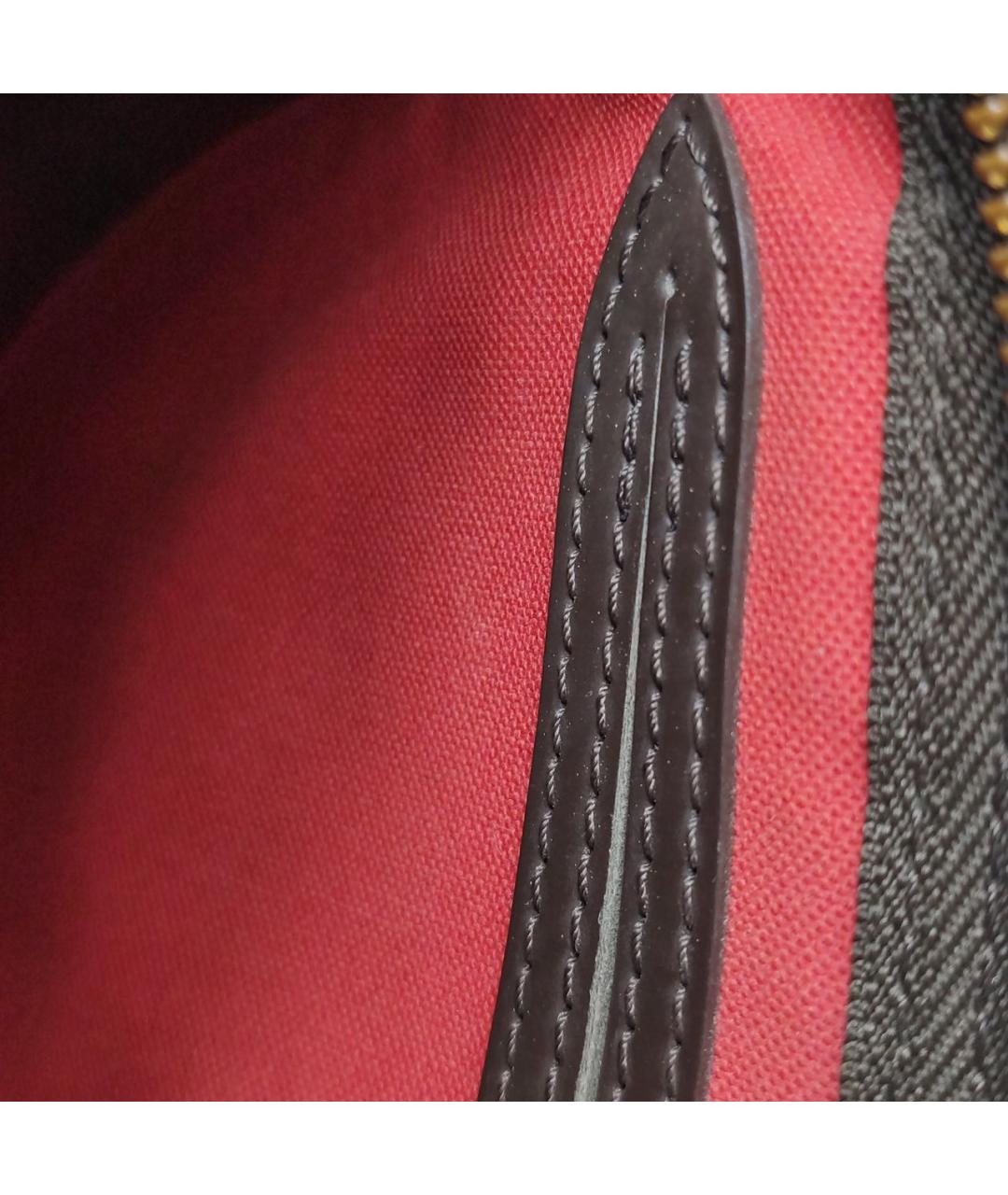 LOUIS VUITTON Коричневая сумка с короткими ручками, фото 7