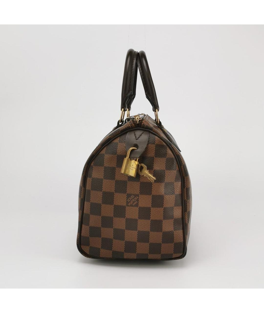 LOUIS VUITTON Коричневая сумка с короткими ручками, фото 2