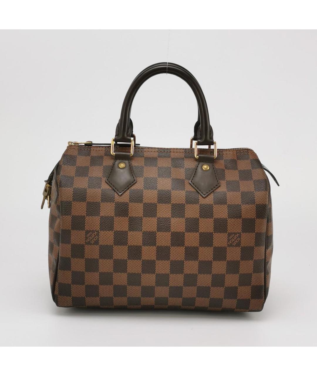 LOUIS VUITTON Коричневая сумка с короткими ручками, фото 4