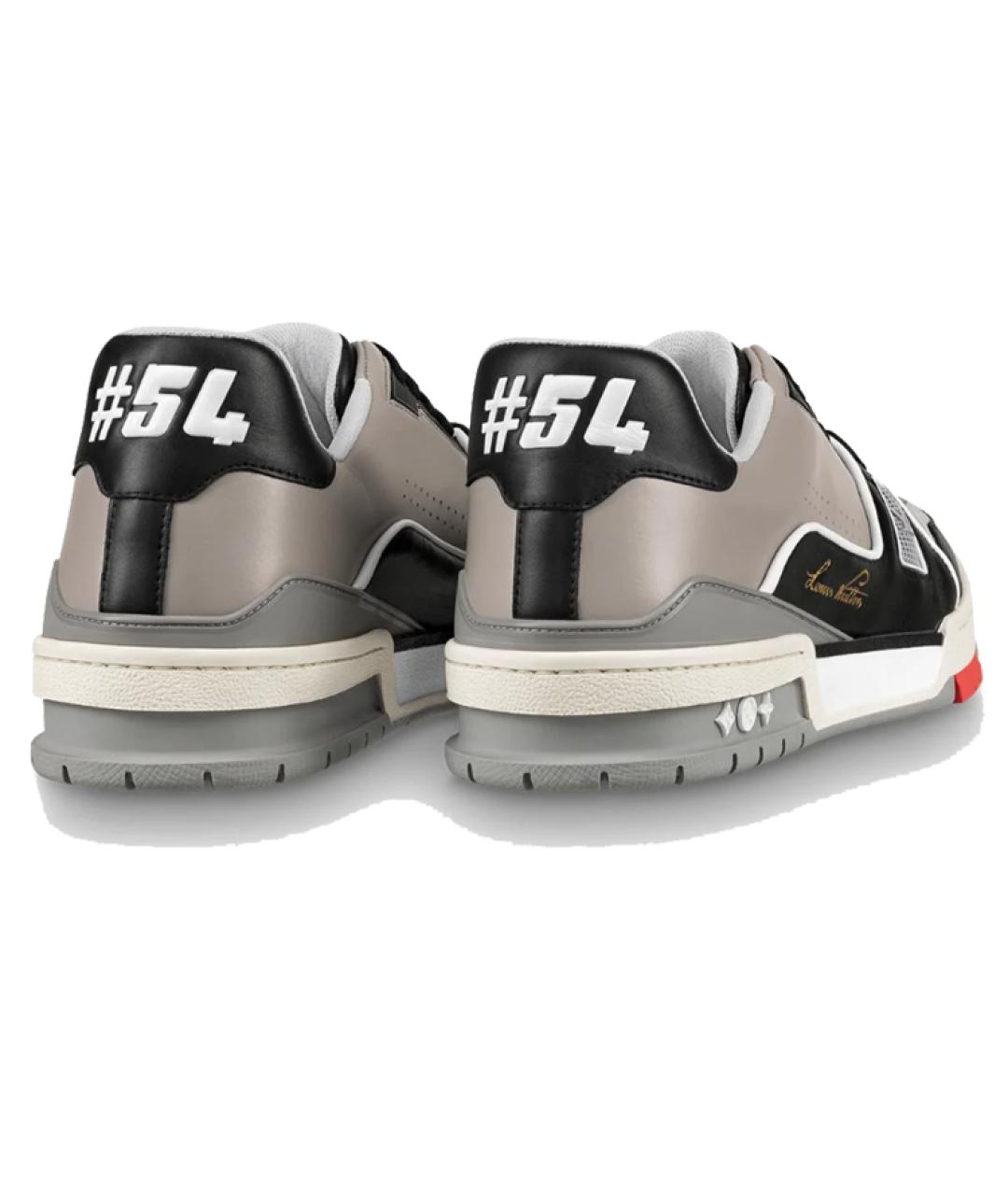 LOUIS VUITTON Мульти кожаные кроссовки, фото 3