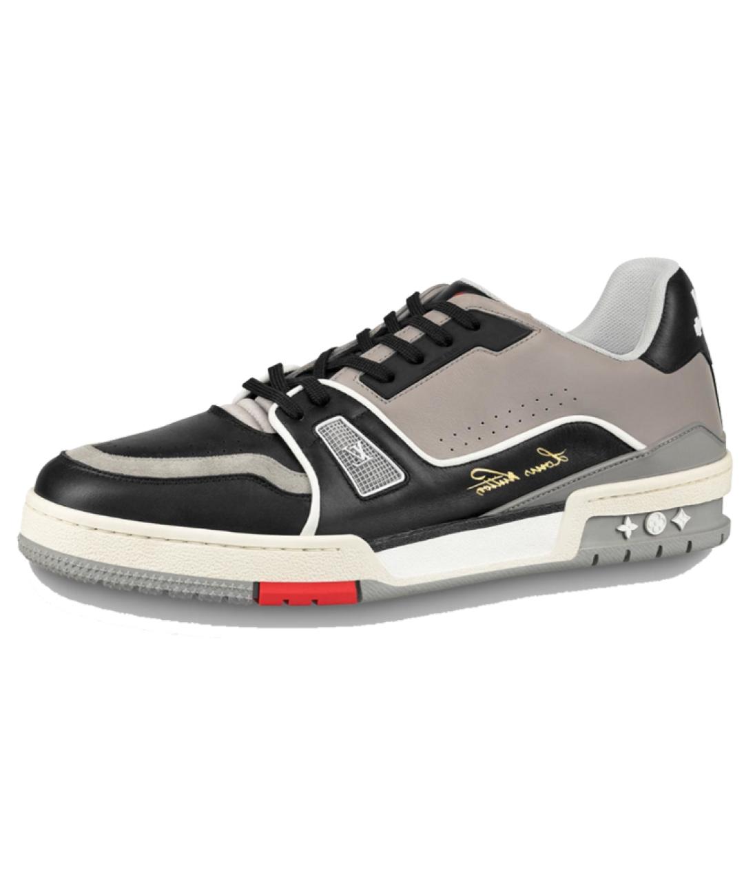 LOUIS VUITTON Мульти кожаные кроссовки, фото 2