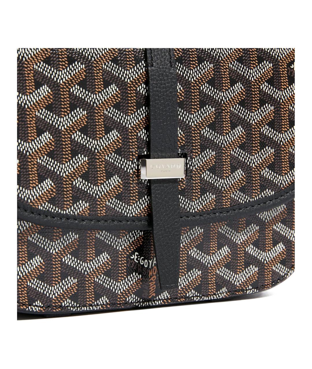 GOYARD Темно-синяя кожаная сумка через плечо, фото 5