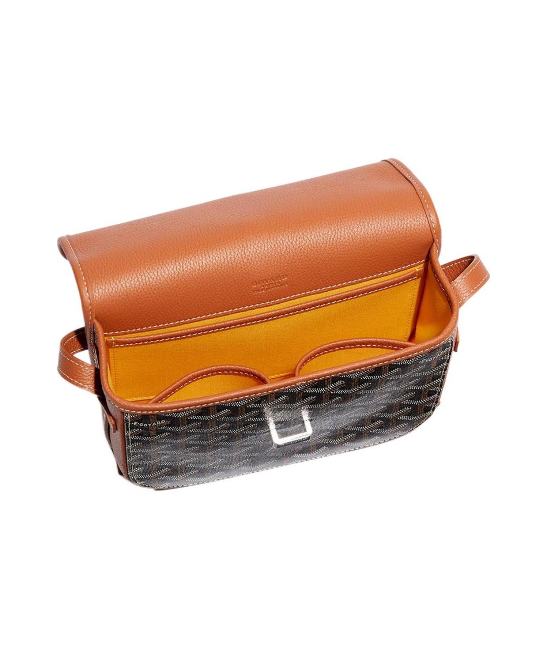 GOYARD Темно-синяя кожаная сумка через плечо, фото 9