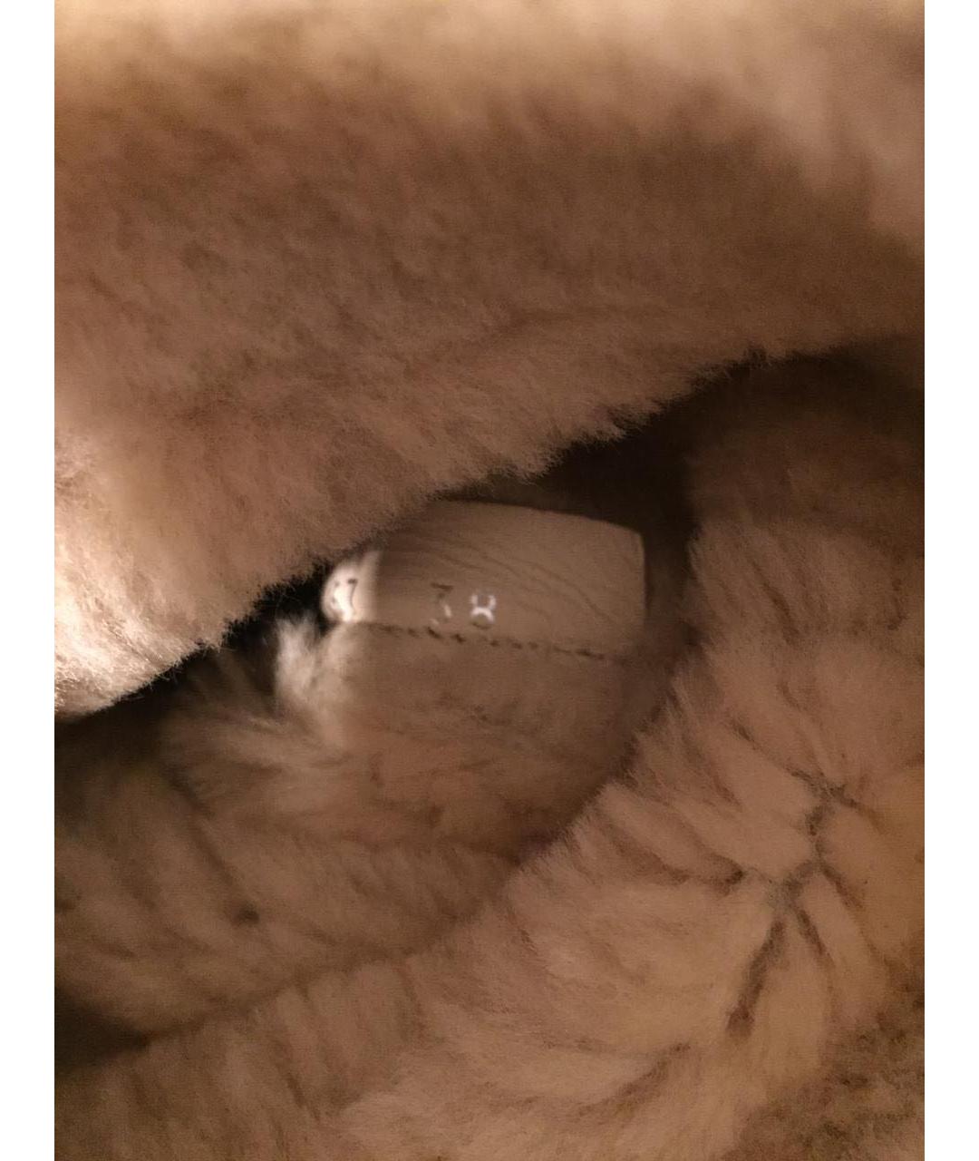 CHANEL Коричневые замшевые сапоги, фото 6