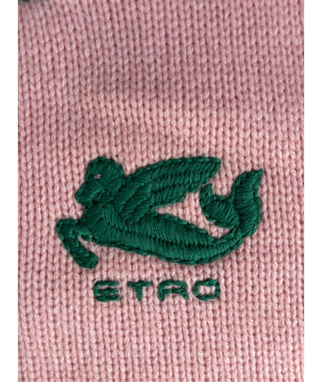 ETRO Розовая шерстяная жилетка, фото 4