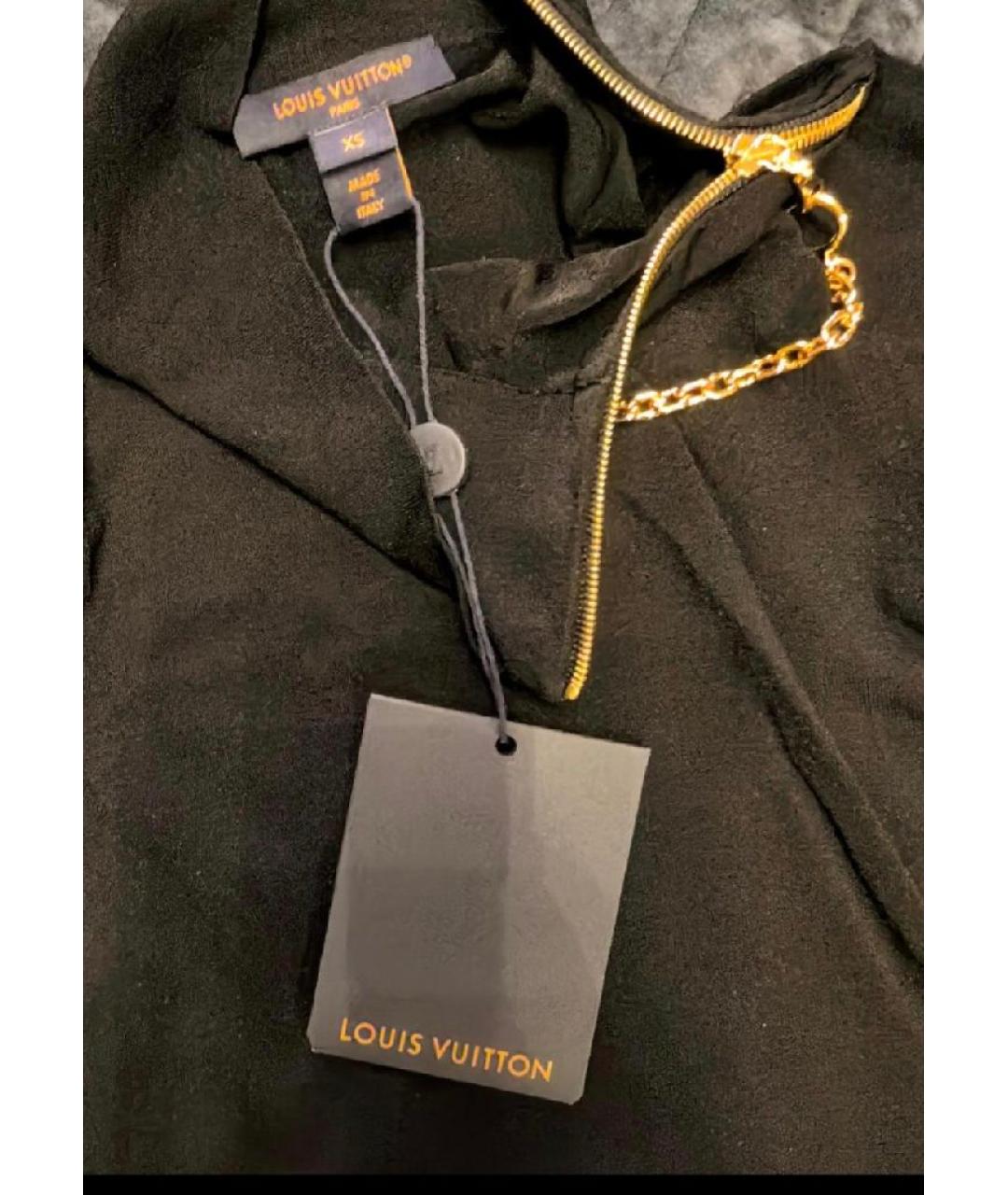 LOUIS VUITTON Черная вискозная водолазка, фото 6