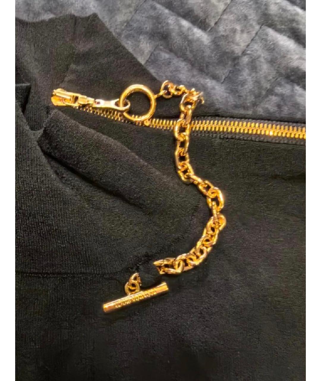 LOUIS VUITTON Черная вискозная водолазка, фото 4