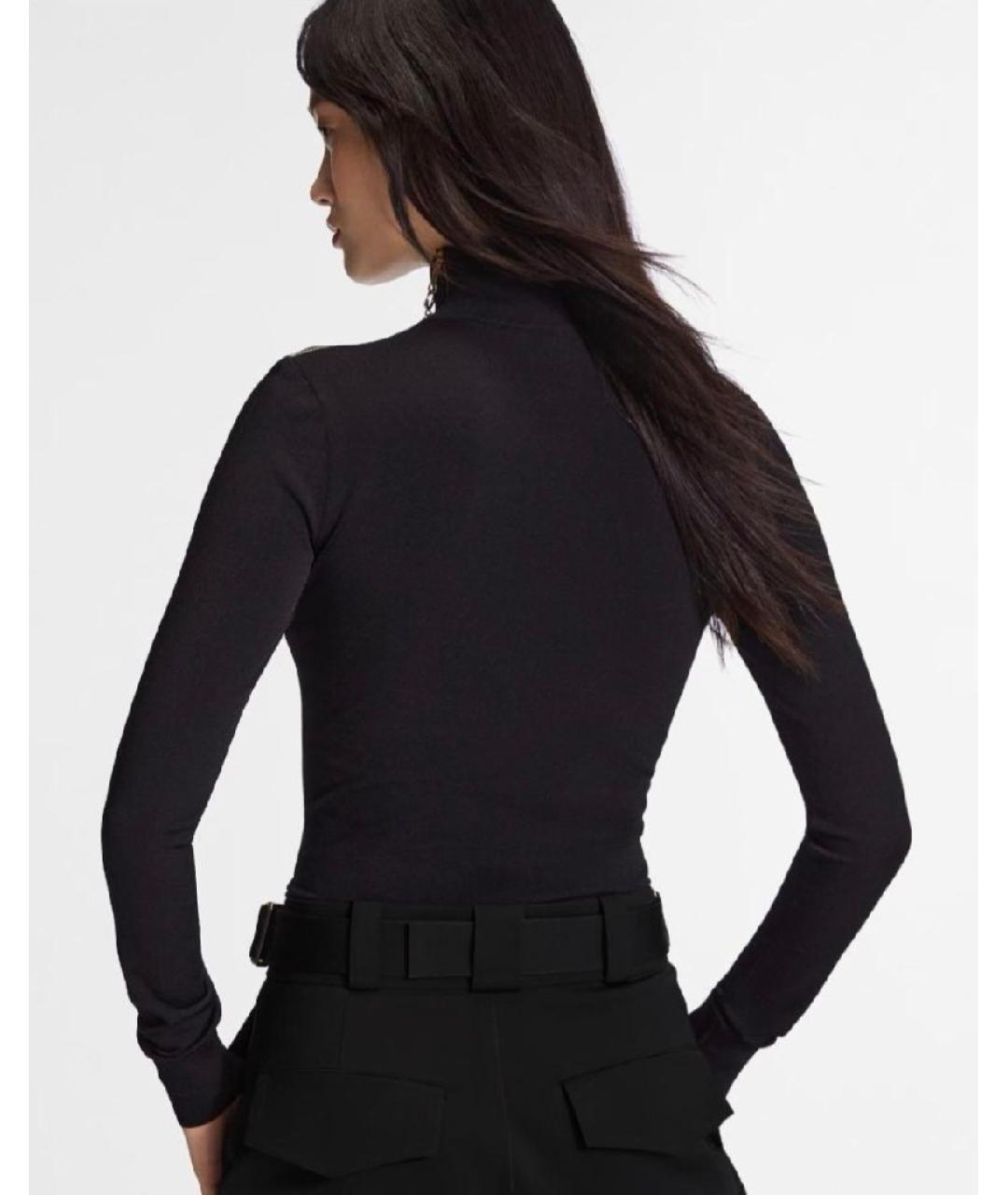 LOUIS VUITTON Черная вискозная водолазка, фото 8