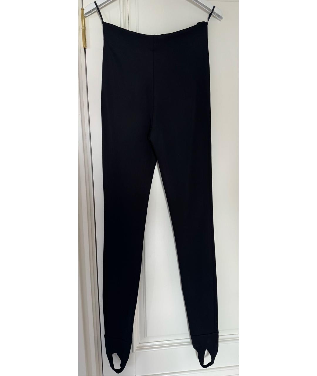 PRADA Черные вискозные леггинсы и велосипедки, фото 5