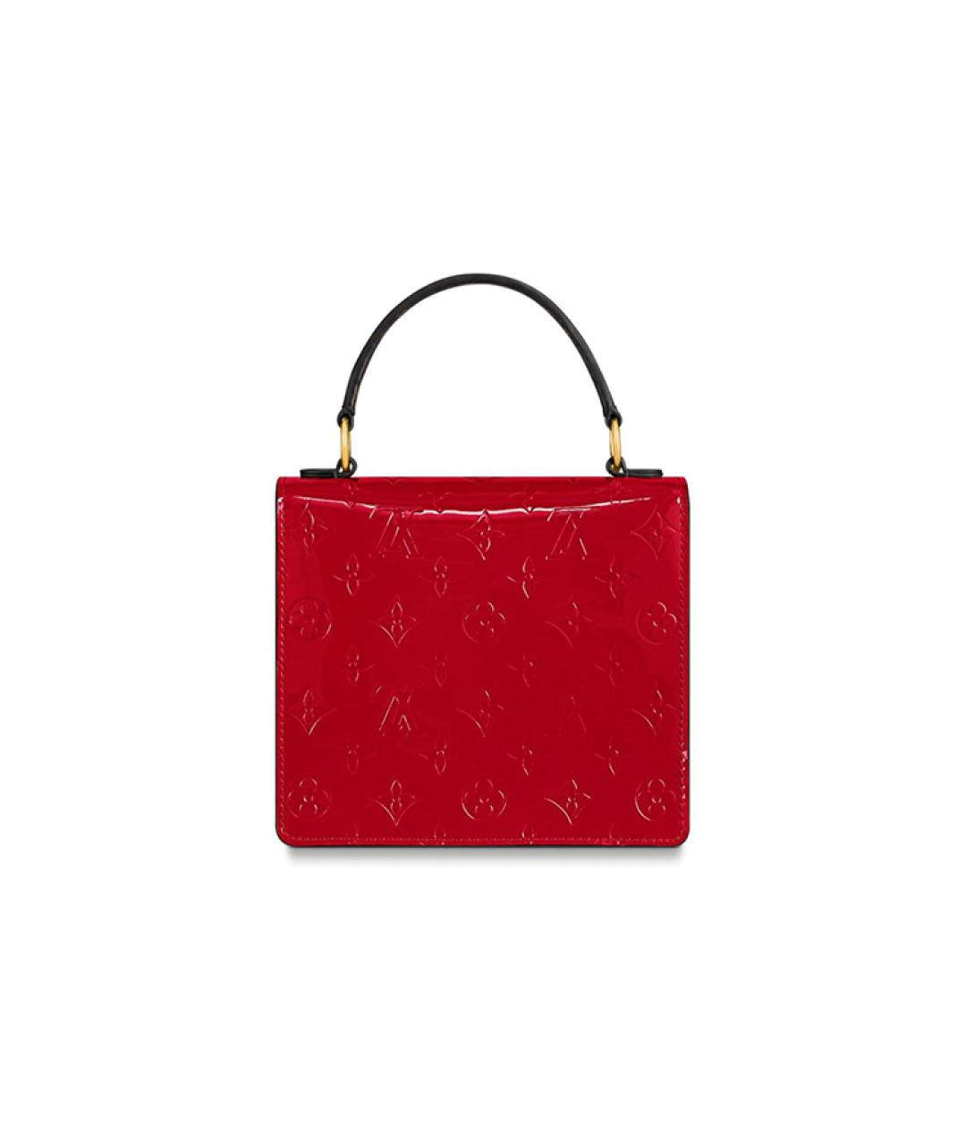 LOUIS VUITTON Красная сумка через плечо из лакированной кожи, фото 2