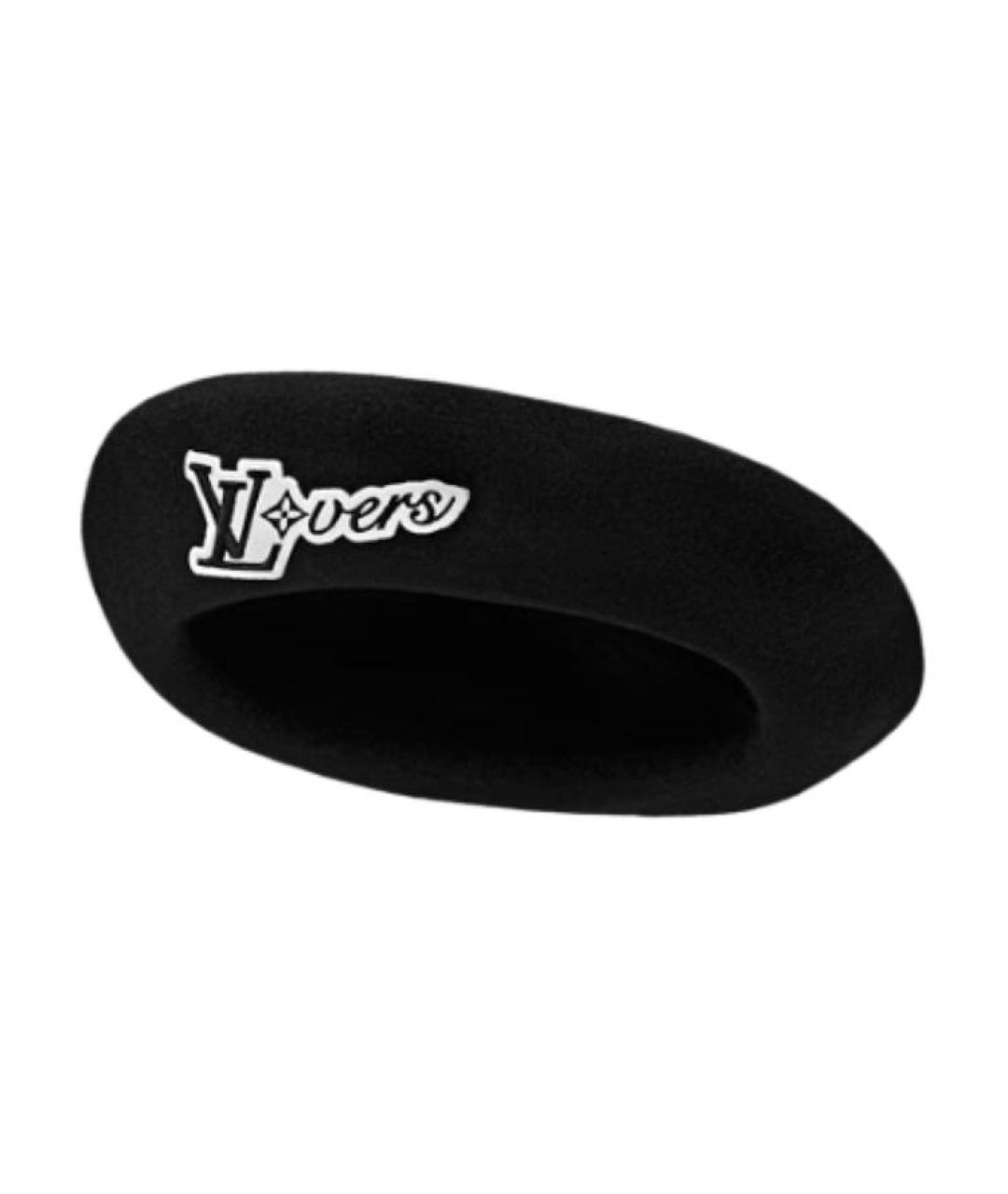 LOUIS VUITTON Черная шерстяная шляпа, фото 2