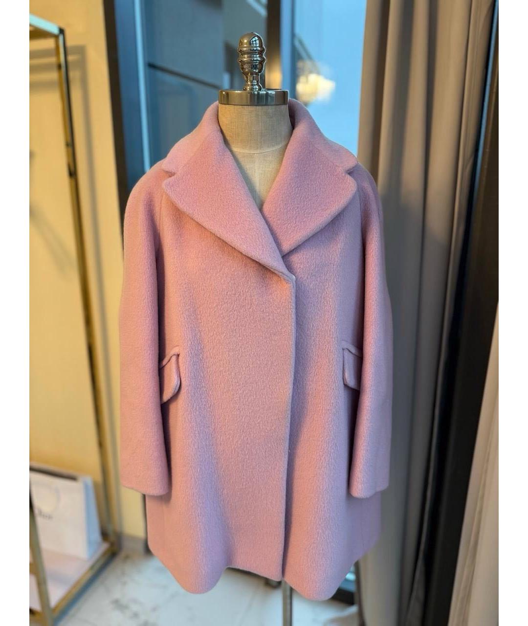 Tara Jarmon Розовое пальто, фото 7