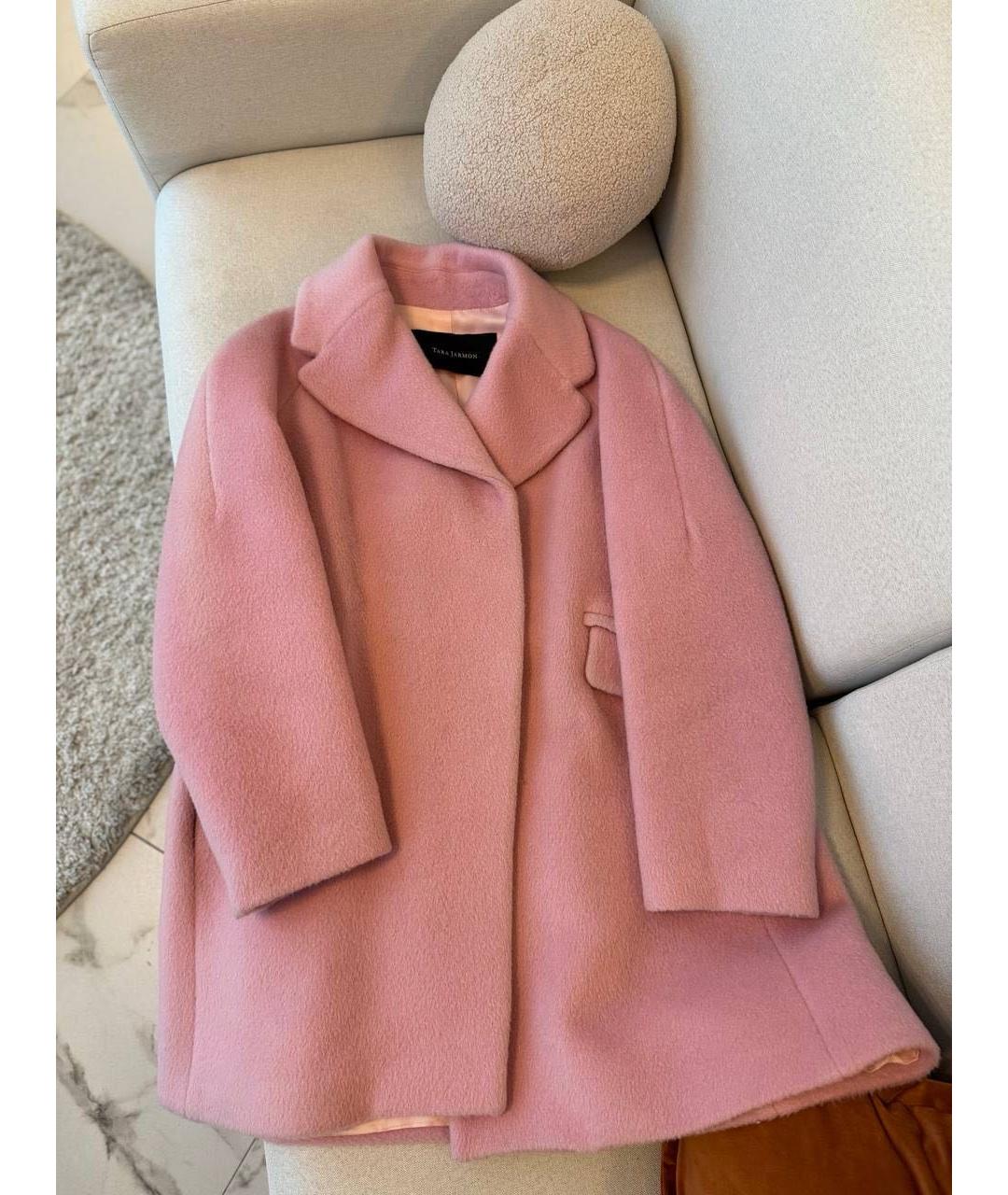 Tara Jarmon Розовое пальто, фото 5