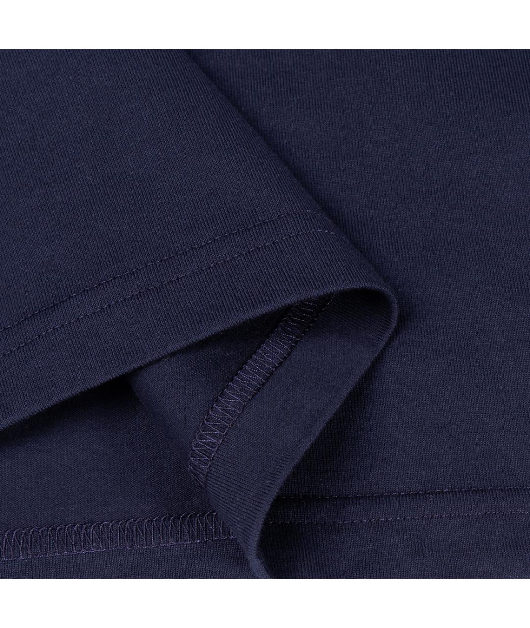 LOUIS VUITTON Синяя хлопковая футболка, фото 7