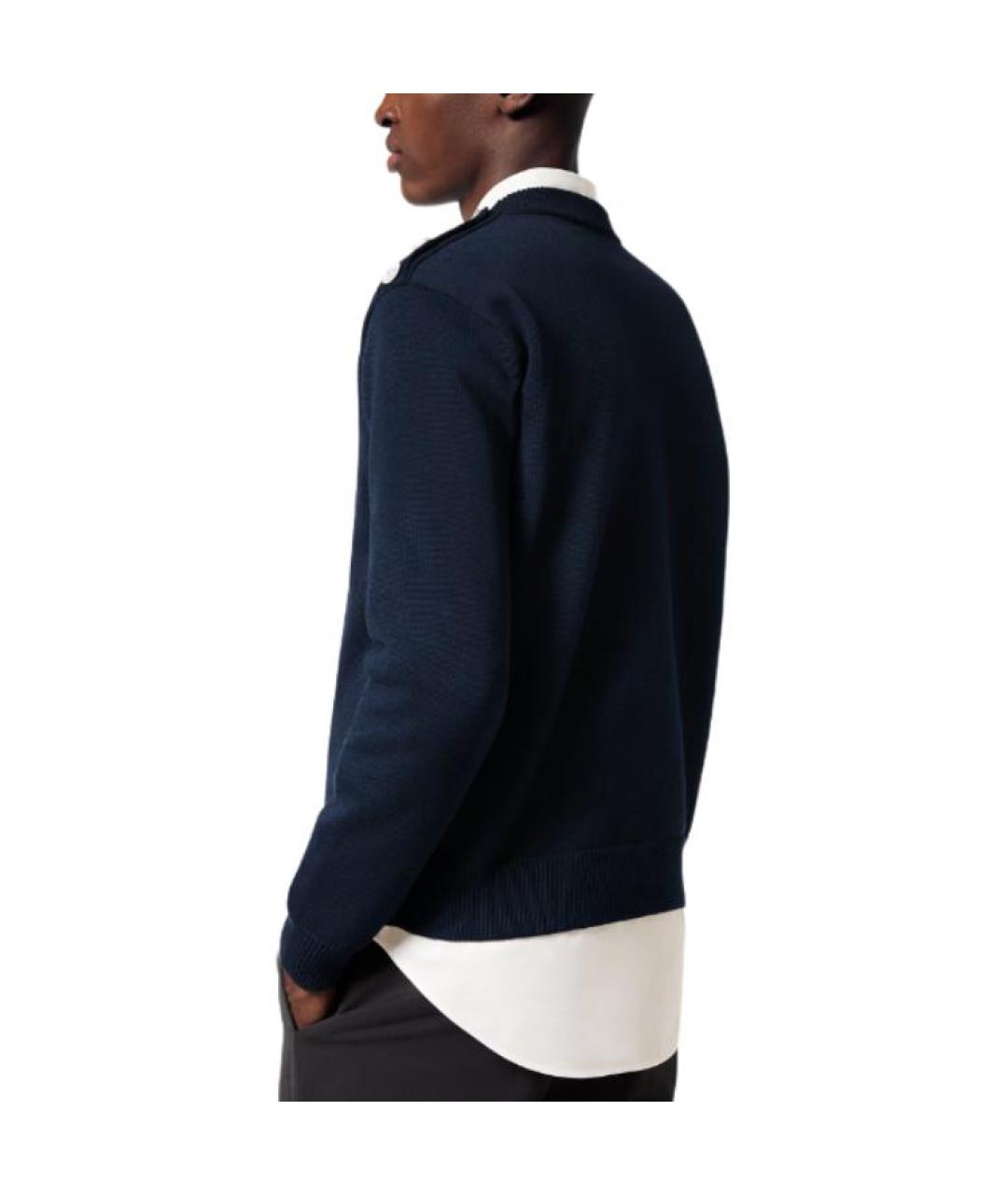 LOUIS VUITTON Темно-синий хлопковый джемпер / свитер, фото 2