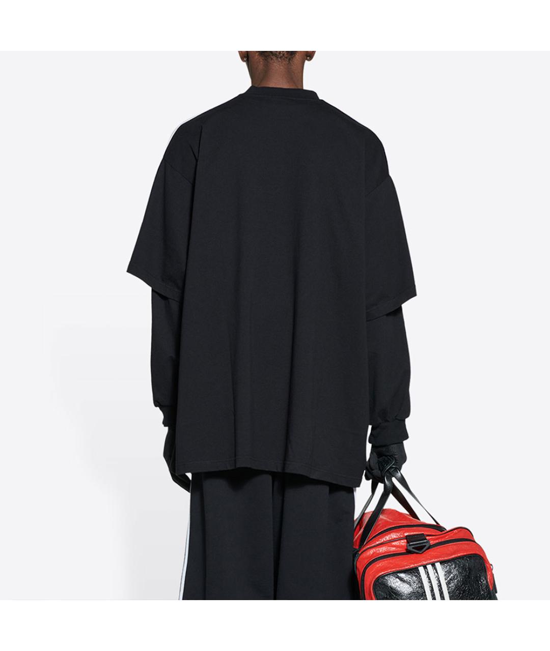 BALENCIAGA Черная футболка, фото 4