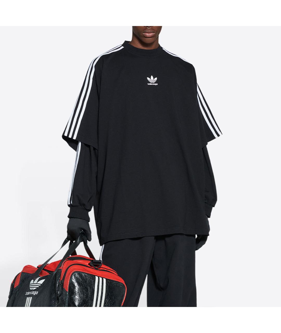 BALENCIAGA Черная футболка, фото 3