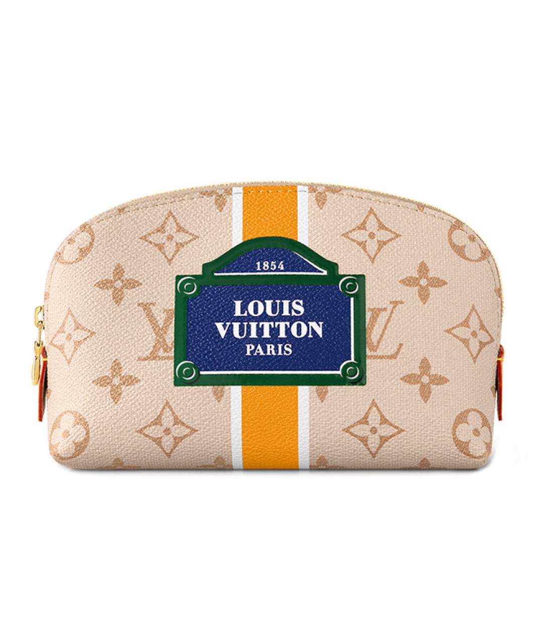 LOUIS VUITTON Бежевая барсетка, фото 1