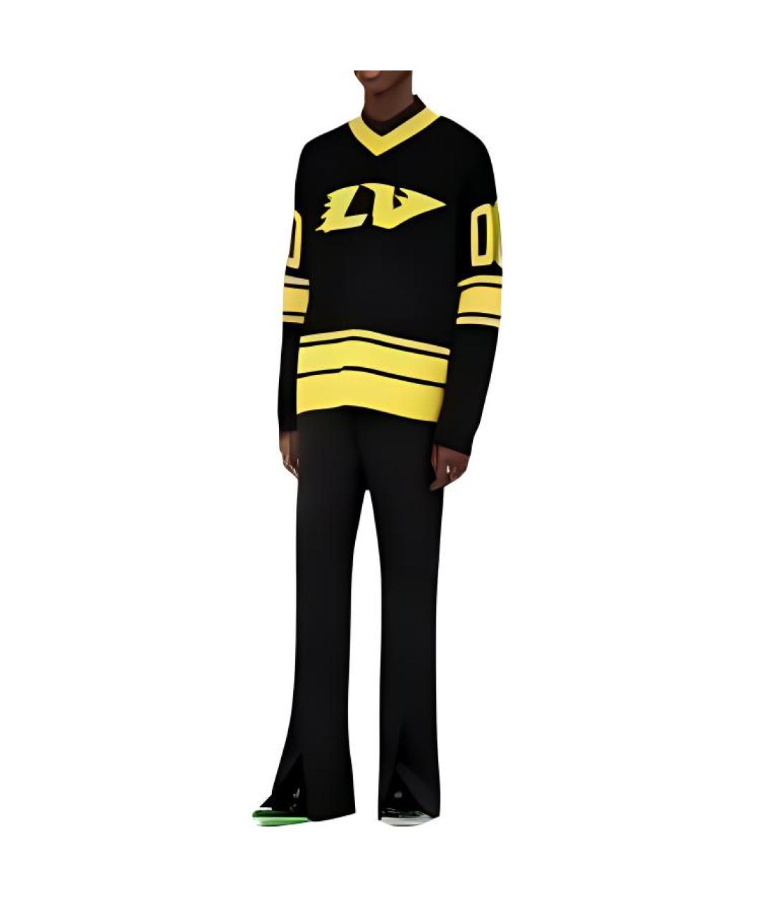 LOUIS VUITTON Черный джемпер / свитер, фото 4